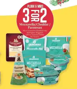 CC Mat Plukk & miks Mozzarella/Cheddar / Parmesan tilbud