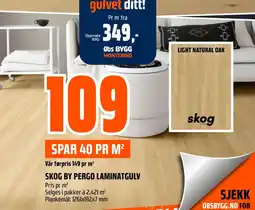 Coop Obs Skog by pergo laminatgulv tilbud