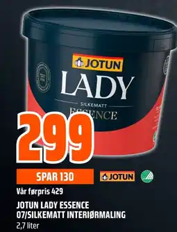 Coop Obs Jotun lady essence 07/silkematt interiørmaling tilbud
