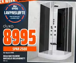 Coop Obs Duxa bad velvære massasje dusjkabinett tilbud