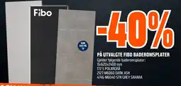 Coop Obs På utvalgte fibo baderomsplater tilbud