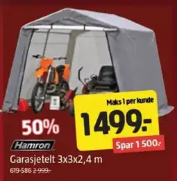 Jula Hamron Garasjetelt tilbud
