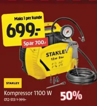 Jula Kompressor 1100 W tilbud