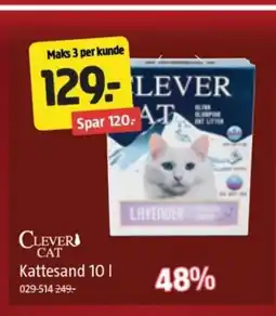 Jula Clever cat kattesand tilbud