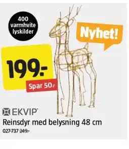 Jula EKVIP Reinsdyr med belysning tilbud