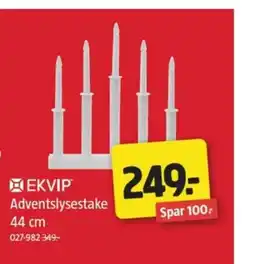 Jula EKVIP Adventslysestake tilbud
