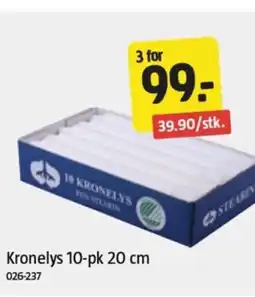 Jula Kronelys 10-pk tilbud