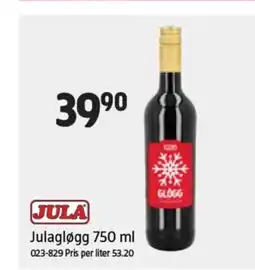 Jula JULA Julagløgg tilbud