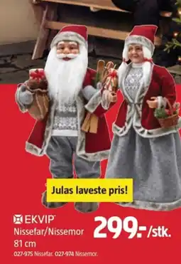 Jula EKVIP Nissefar/Nissemor tilbud