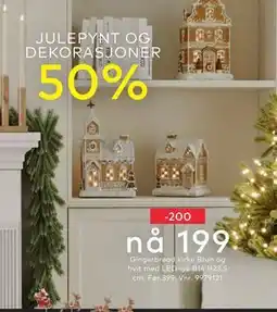 Skeidar JULEPYNT OG DEKORASJONER tilbud