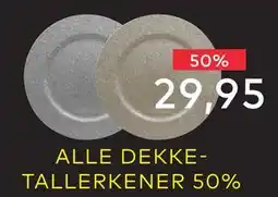 Skeidar ALLE DEKKETALLERKENER 50% tilbud