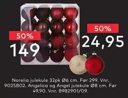 Skeidar Angelica og Angel julekule Ø8 cm, NOK 24.95 tilbud