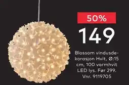 Skeidar Blossom vindusdekorasjon, NOK 149 tilbud