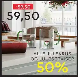 Skeidar ALLE JULEKRUS OG JULESERVISER tilbud