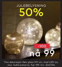 Skeidar Ylva dekorasjon, NOK 99 tilbud