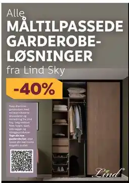 Megaflis Alle MÅLTILPASSEDE GARDEROBELØSNINGER. fra Lind Sky tilbud