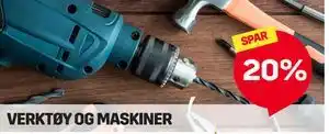 Byggmax VERKTØY OG MASKINER tilbud
