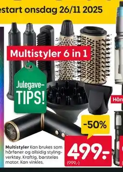 Rusta Multistyler, NOK 499 tilbud