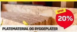 Byggmax PLATEMATERIAL OG BYGGEPLATER tilbud