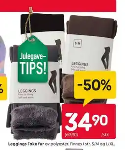Rusta Leggings Fake fur, NOK 34.9 tilbud