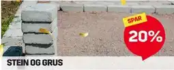 Byggmax STEIN OG GRUS tilbud
