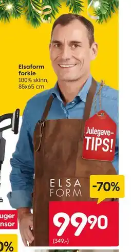 Rusta Elsaform forkle, NOK 99.9 tilbud