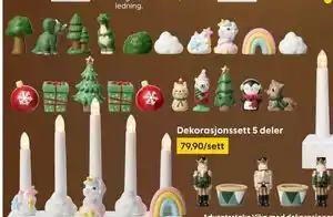 Rusta Dekorasjonssett 5 deler., NOK 79.9 tilbud