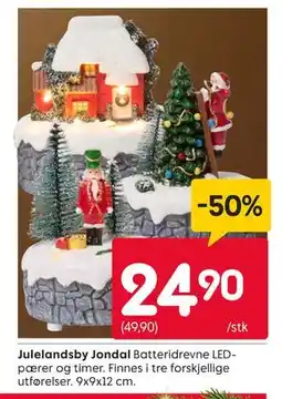 Rusta Julelandsby Jondal, NOK 24.9 tilbud