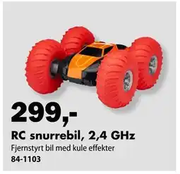 Biltema RC snurrebil, 2,4 GHz, NOK 299 tilbud