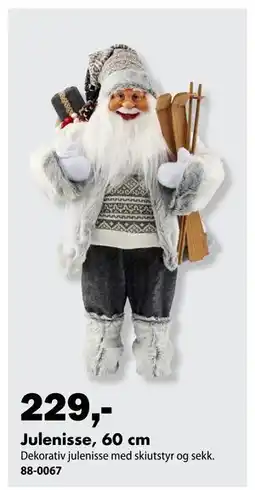 Biltema Julenisse, 60 cm, NOK 229 tilbud