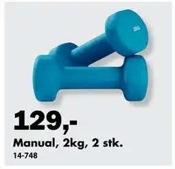 Biltema Manual, 2kg, 2 stk., NOK 129 tilbud