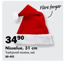 Biltema Nisselue, 31 cm, NOK 34.9 tilbud