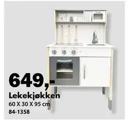Biltema Lekekjøkken, NOK 649 tilbud
