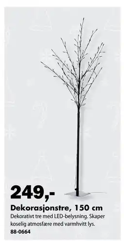 Biltema Dekorasjonstre, 150 cm, NOK 249 tilbud