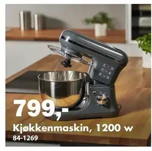 Biltema Kjøkkenmaskin, 1200 w, NOK 799 tilbud