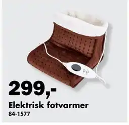 Biltema Elektrisk fotvarmer, NOK 299 tilbud
