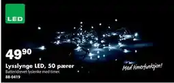 Biltema Lysslynge LED, 50 pærer, NOK 49.9 tilbud