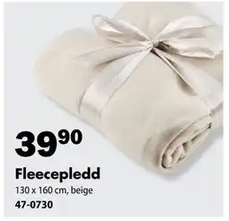 Biltema Fleecepledd, NOK 39.9 tilbud