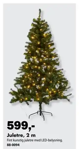 Biltema Juletre, 2 m, NOK 599 tilbud