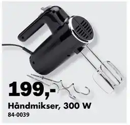 Biltema Håndmikser, 300 W, NOK 199 tilbud