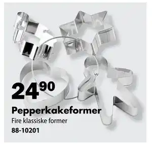 Biltema Pepperkakeformer, NOK 24.9 tilbud