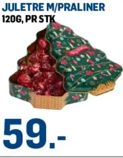 Price Lagerbutikk Juletre m/praliner tilbud