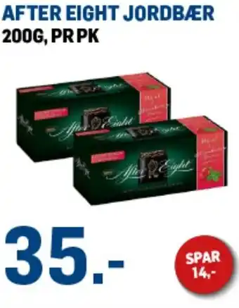 Price Lagerbutikk AFTER EIGHT Jordbær tilbud