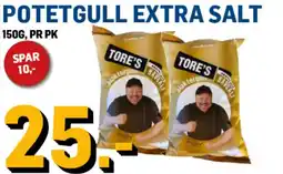 Price Lagerbutikk Potetgull extra salt tilbud