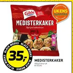 Bunnpris MEDISTERKAKER, NOK 35 tilbud