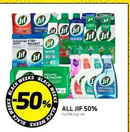 Bunnpris ALL JIF 50% tilbud