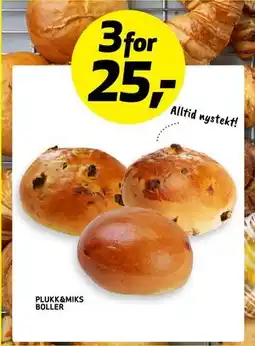Bunnpris PLUKK&MIKS BOLLER, NOK 25 tilbud