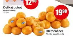 Spar Klementiner, NOK 19.9 tilbud