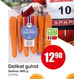 Spar Delikat gulrot, NOK 12.9 tilbud