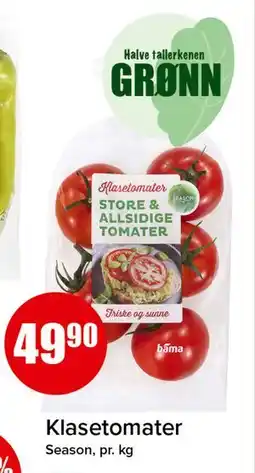 Spar Klasetomater, NOK 49.9 tilbud